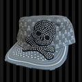 Sage Green Emo Bling Cadet Hat