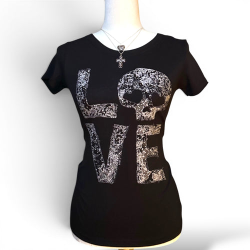 Black Skull graphic Tee