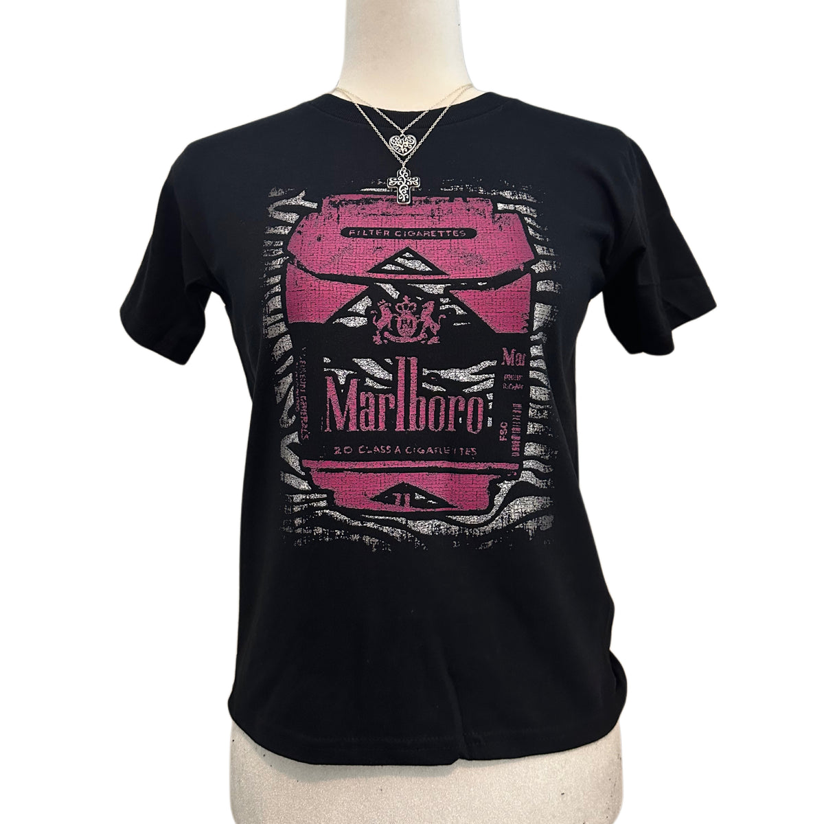 Marlboro Zebra Print Tee