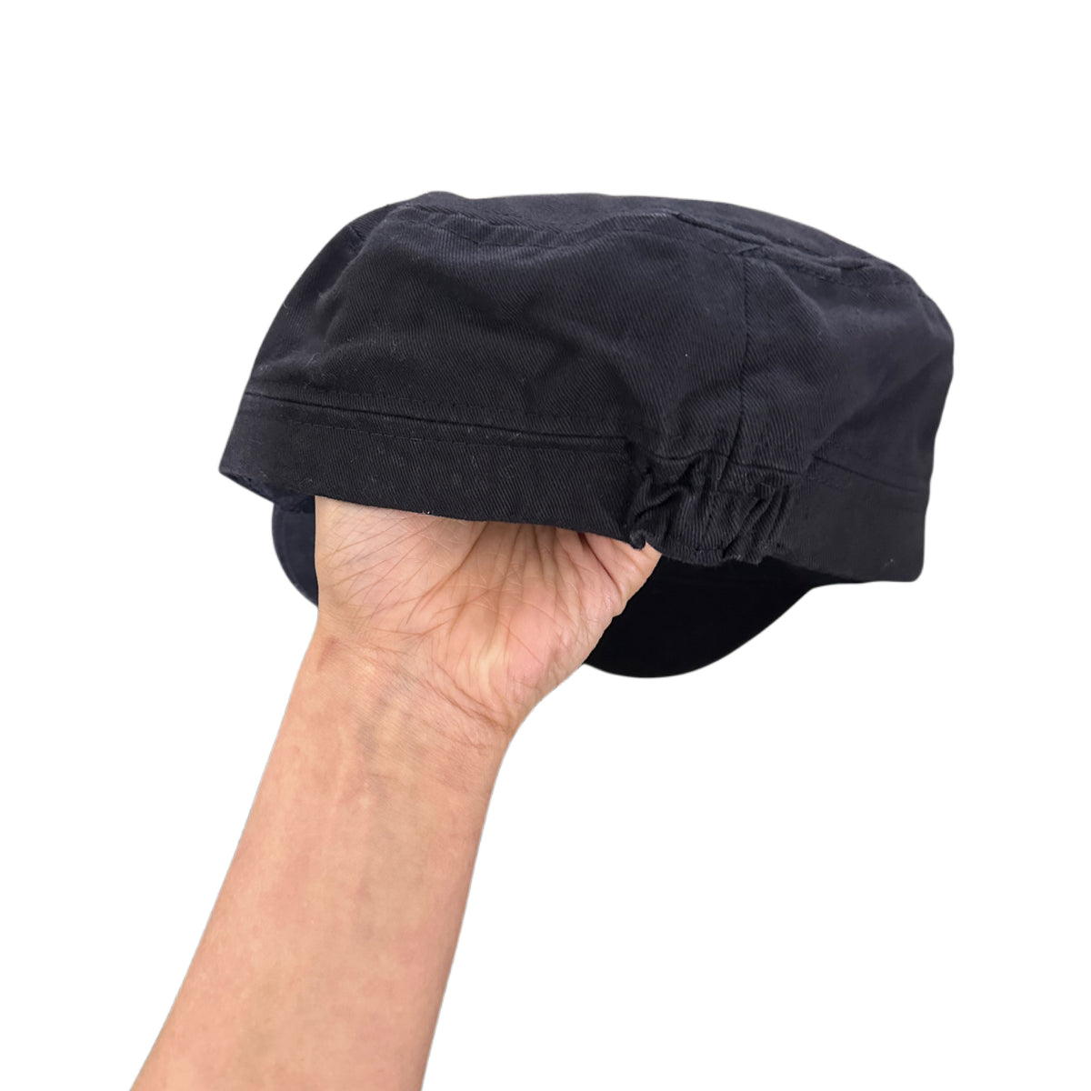 Ladybug Rhinestone Cadet Cap- Black