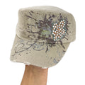 EarthTone Fleur-De-Lis Cadet Cap – Tan