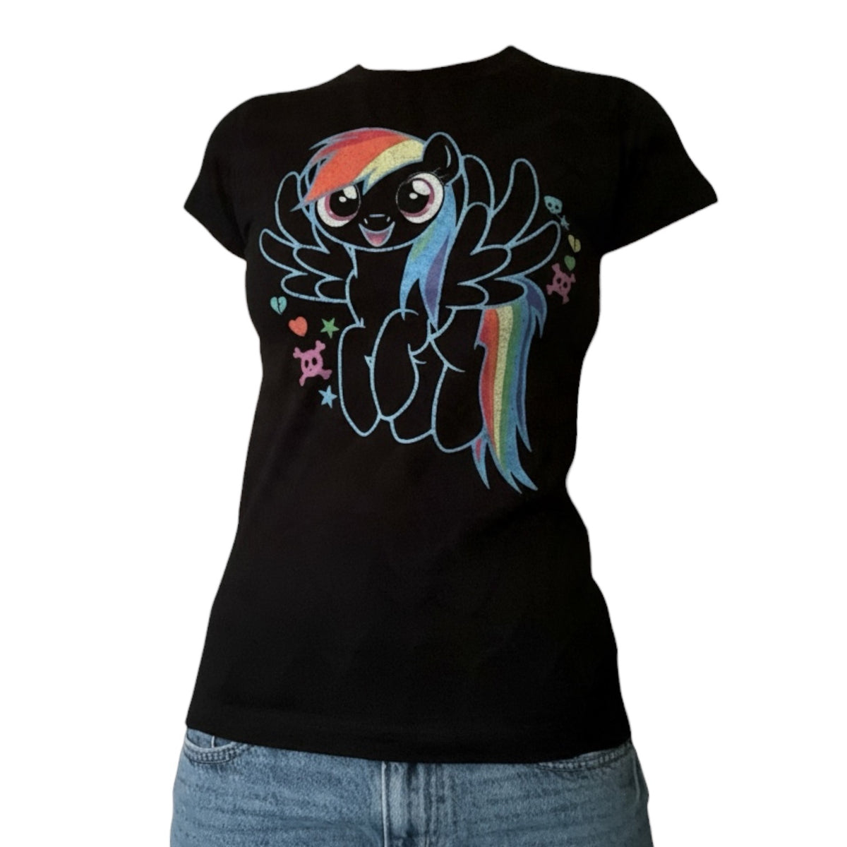 Rainbow Dash Scene Kid Tee
